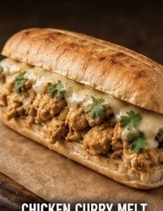 Chicken Curry Melt